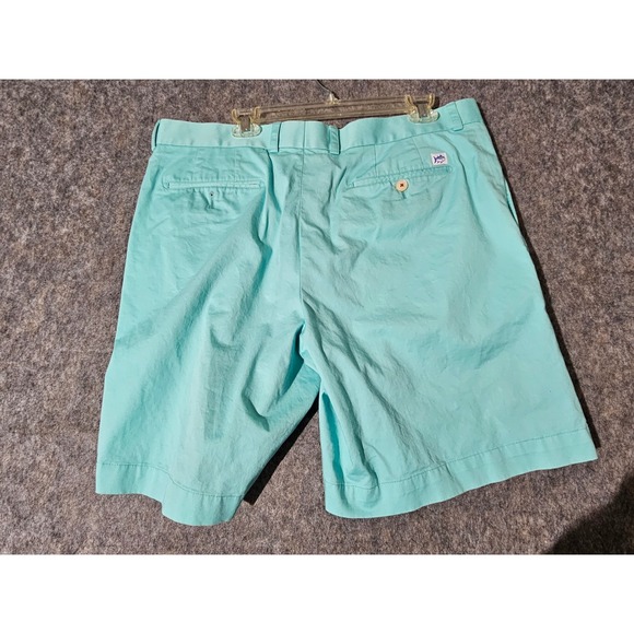 Southern Tide Men's Aqua Blue Classic Fit Chino Shorts Size 38x9 - Picture 3 of 8